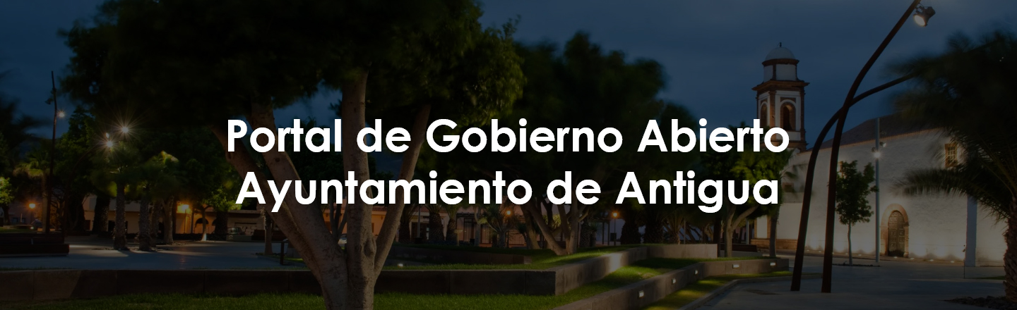 Portal de Gobierno Abierto Ayuntamiento de Antigua