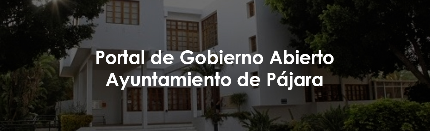 Portal de Gobierno Abierto Ayuntamiento de Pájara